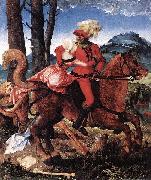 Hans Baldung Grien The Knight painting